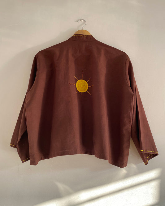 Hittin' Nostalgia Appliqué Shrug