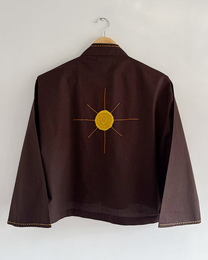 Hittin' Nostalgia Appliqué Shrug