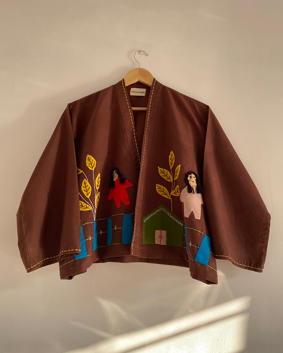 Hittin' Nostalgia Appliqué Shrug