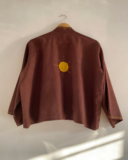 Hittin' Nostalgia Appliqué Shrug