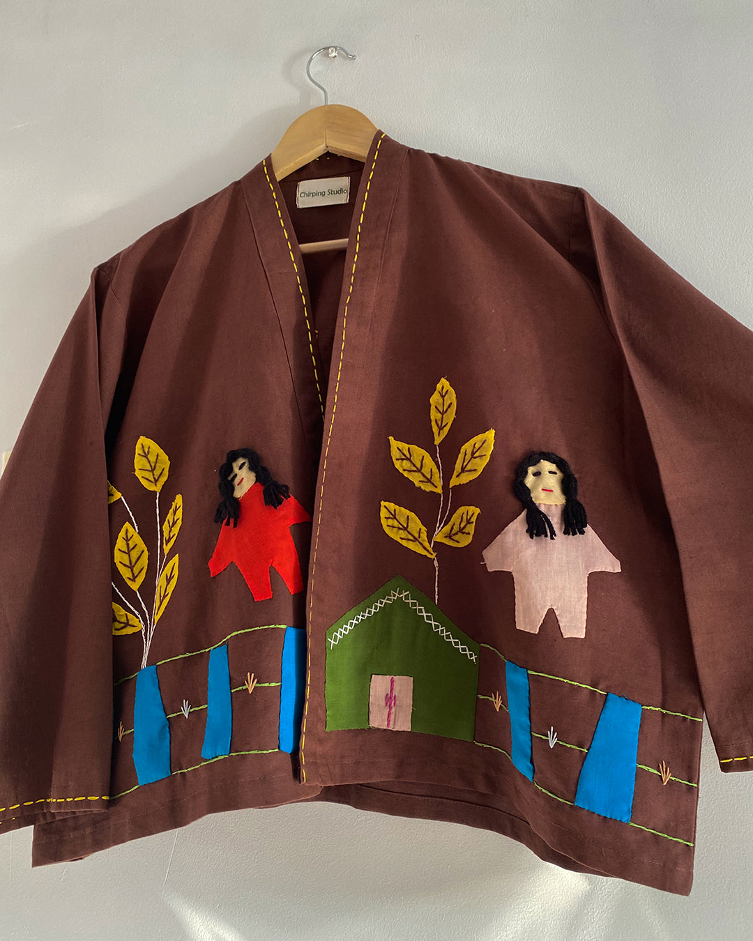 Hittin' Nostalgia Appliqué Shrug