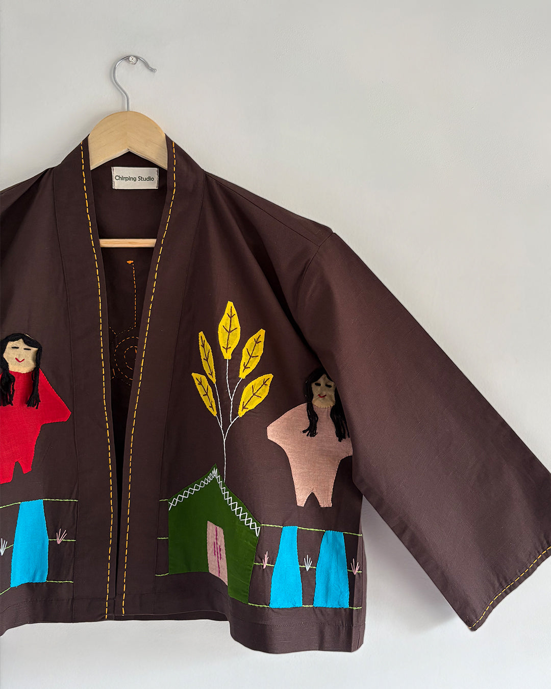 Hittin' Nostalgia Appliqué Shrug