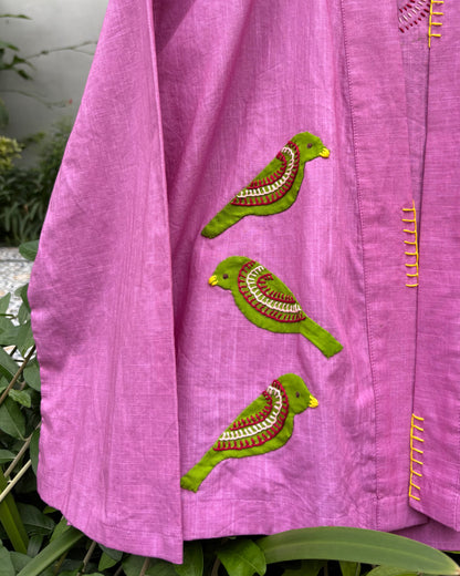 Sittin' Pretty Appliqué Shrug