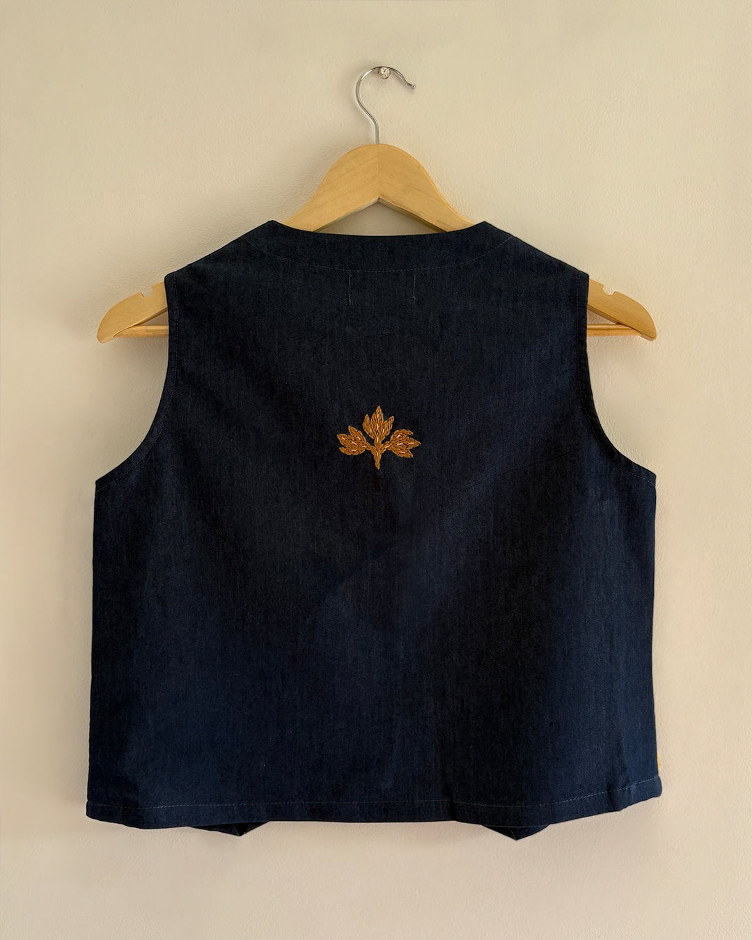 Twin Sparrow Denim Vest
